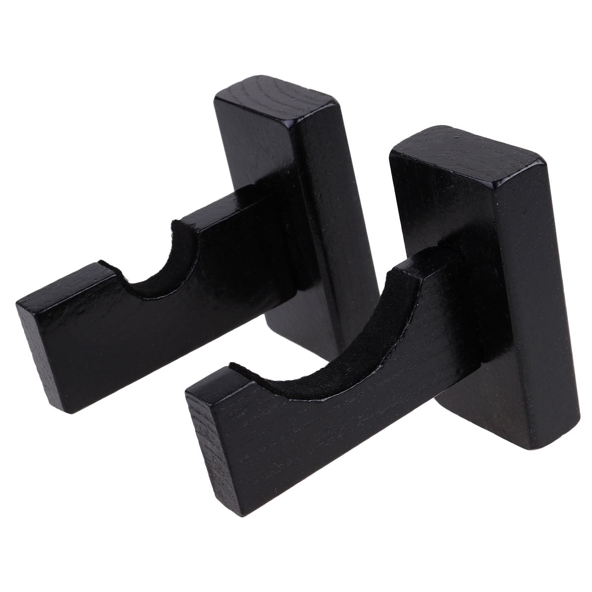Ortofally Baseball Bat Display Hanger Wall Mounted Horizontal Baseball Bat Holder Hockey Wall Container for Home Office M Black