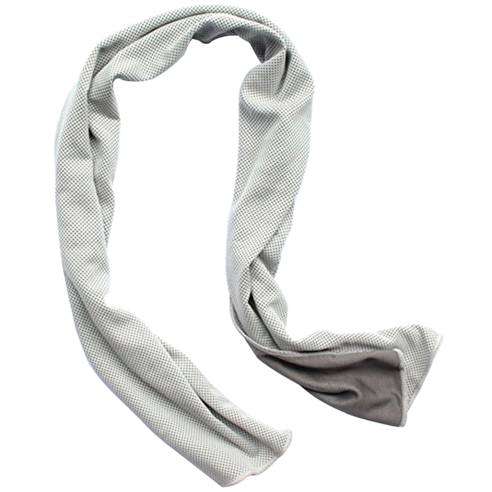 SWETRACE Instant Cooling Towel for Neck Fever Relief 1Set 100.00X30.00X0.20CM Grey
