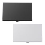 SWETRACE Aluminum Alloy Business Card Case 2Pcs 3.6x2.3x0.3In 9.20X5.80X0.70CM Assorted Color