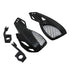 SWETRACE Protect Motorcycle Handlebars Motorbike Handguard Abs White 1 Pair 24.00X12.00X5.00CM Black