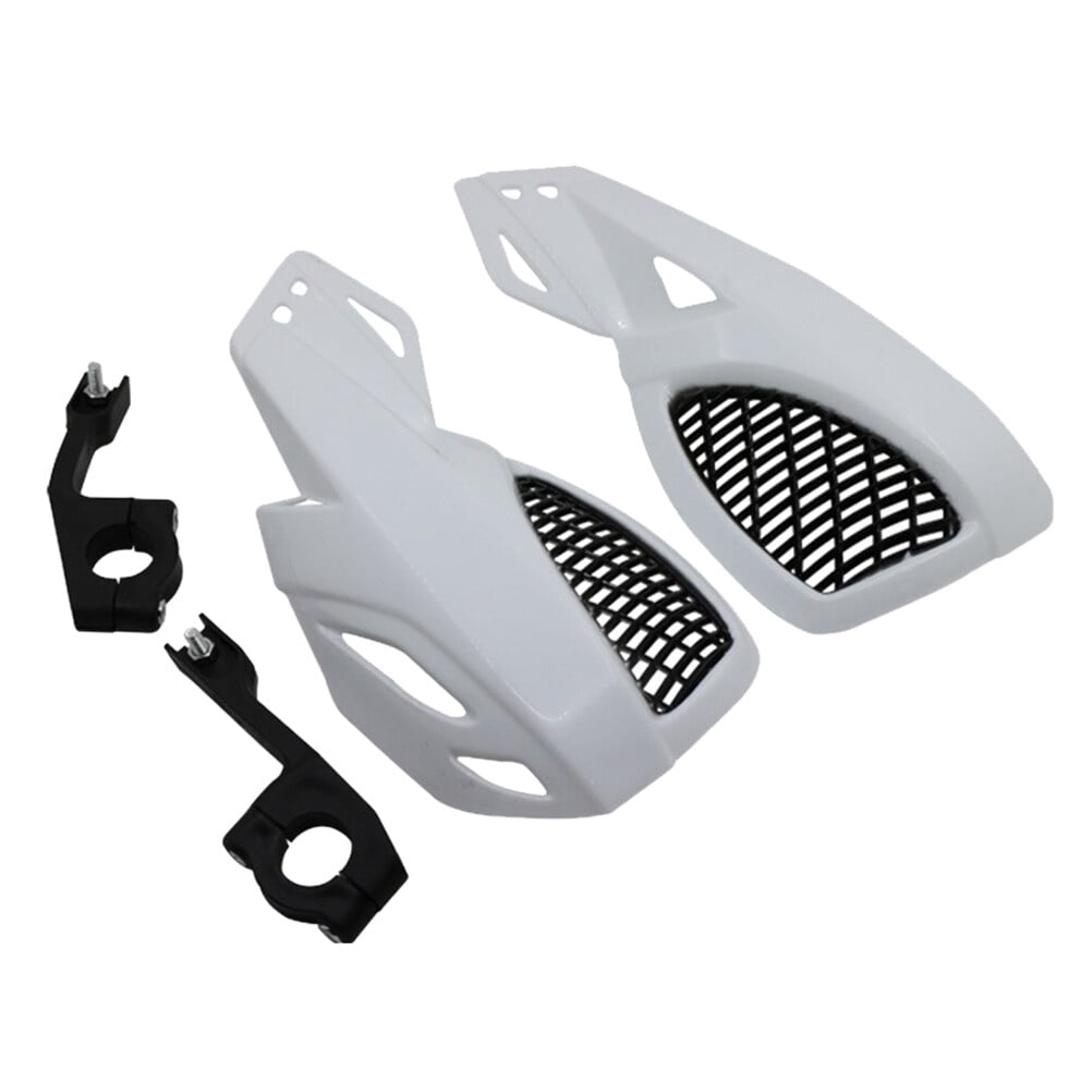 SWETRACE Protect Motorcycle Handlebars Motorbike Handguard Abs White 1 Pair 24.00X12.00X10.00CM White