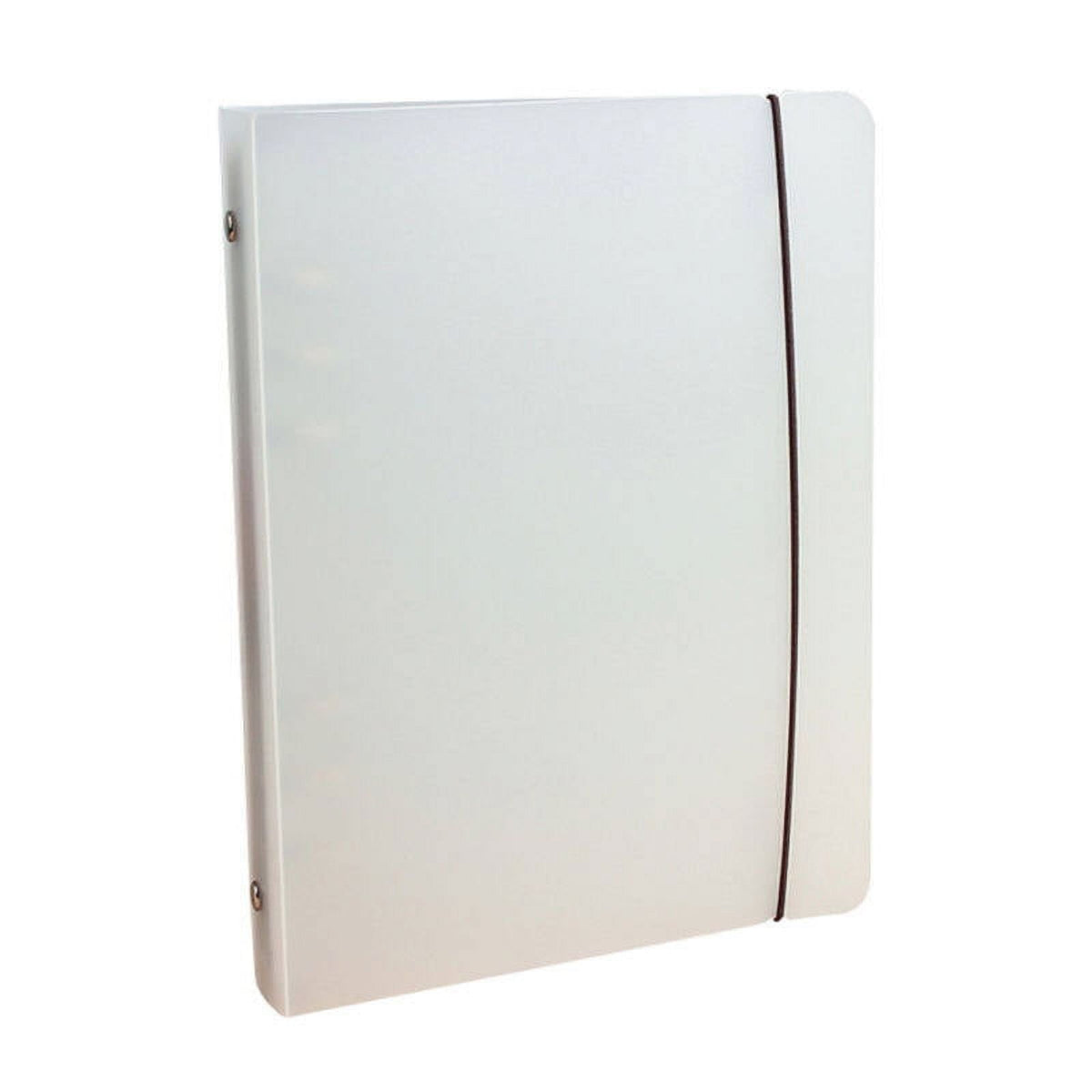 SWETRACE Plastic A5 Cover Round Ring Binder Transparent 1Pack 9.3x7.1x1.6Inch 23.60X18.00X4.00CM Beige