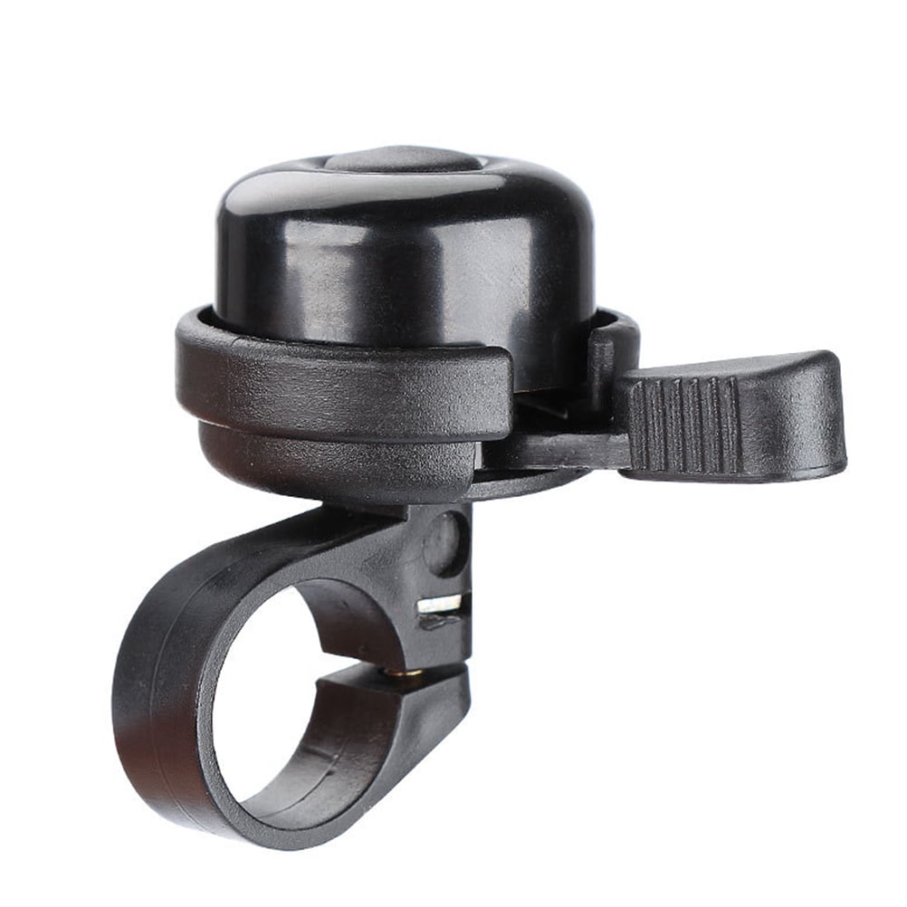 SWETRACE Cycling Handlebar Bell Plastic Clear Sound For Bicycle Riding 1Set 4.00X4.00X6.00CM Black
