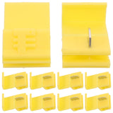 Worgeous Yellow Wire Connectors for Cars Quick Installation Components Waterproof Plastic 10pcs