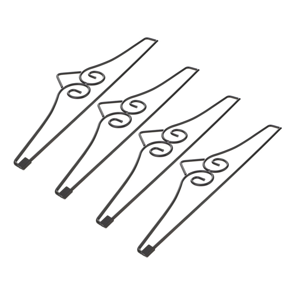 Worgeous 4 Pcs Garden Flag Garden Flag Holder Metal Banner Hanger For Indoor And Outdoor Garden Lawn Courtyard Decoration