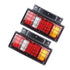 SWETRACE Tail Lights ABS LED For Truck Night Driving 2Pcs 13.4x8.2x0.2In