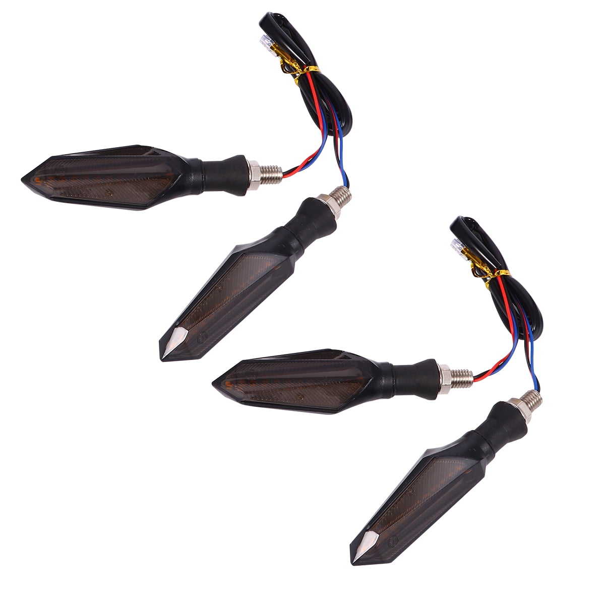 SWETRACE Motorcycle Indicators Blinker Abs 4Pcs Blue