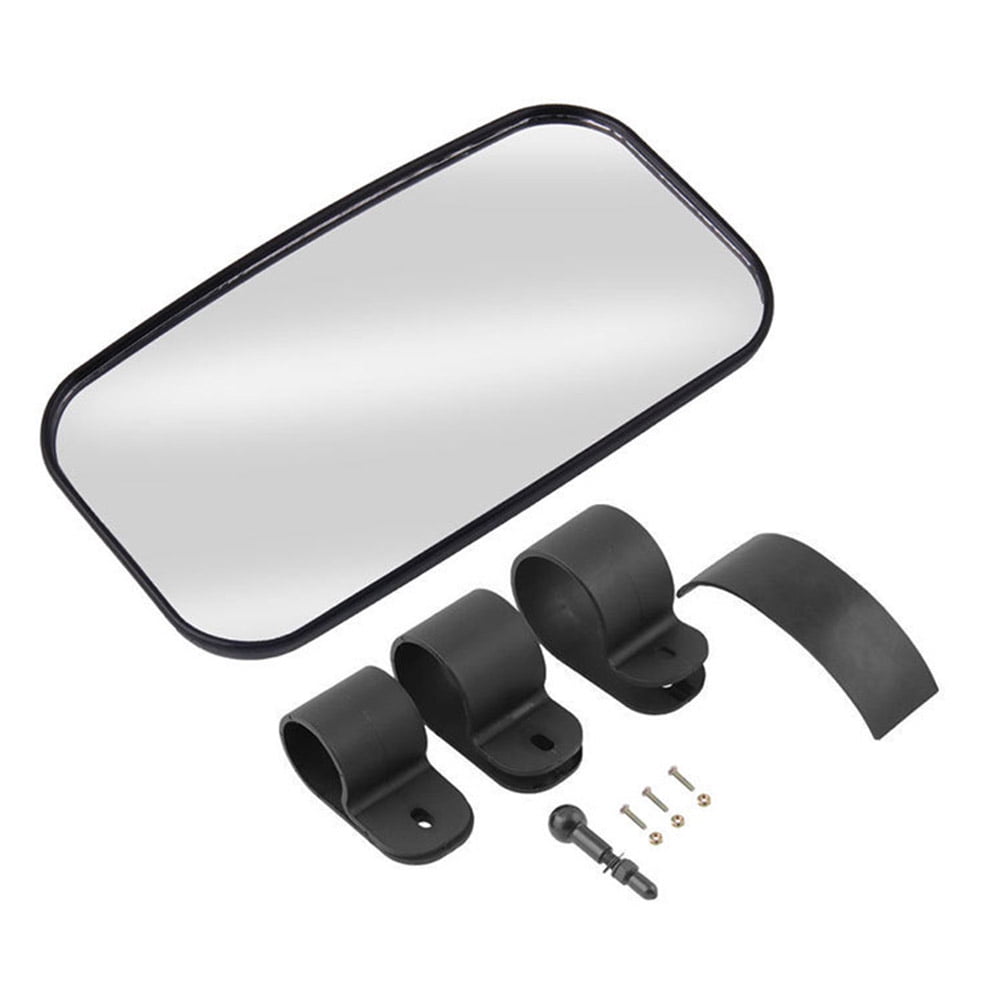 Ortofally Rearview Mirror Set Side Mirror Back Up Mirror Modification Kit for UTV ATV 22X13X6CM Assorted Color
