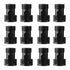 Worgeous Garden Hose Shut Off Valve 3/4 Inch ABS Black for Durable Use and Easy Installation