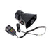 Ortofally 100W 12V 5 Sound Square Opening Electric Horn Loud Speaker Warning Alarm for Car Moped Motorcycle (Black) Black