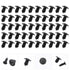 Worgeous 100 Pieces Kick Plate Trim Retainer Car Trunk Fastener Push Pin Rivet Supply
