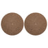 Ortofally 2Pcs Turntable Mat Cork Turntable Mat Cork Non-Slip Anti-Static Cork Mats Music Supply 29.70X29.70X0.10CM Brown