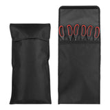 Worgeous 2pcs Grill Utensil Storage Bag,Bbq Tool Storage Bags Portable Barbecue Hardware Tool Holder Pouch,Foldable Grill Accessory Storage Bag Camping Utensil Bags