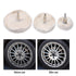 SWETRACE drill polishing pad Polishing Cloth Beige For Metal Surface Cleaning 3pcs