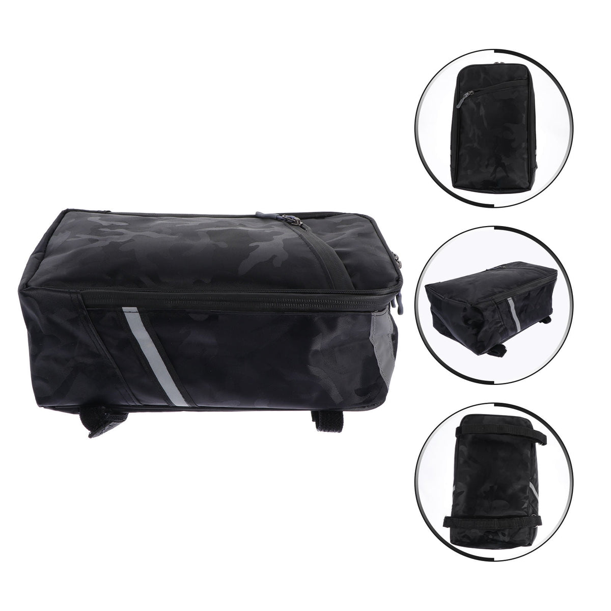 Worgeous Bike Pannier Cycling Mountain Seat Bag Tail Large Storage Woman Camouflage