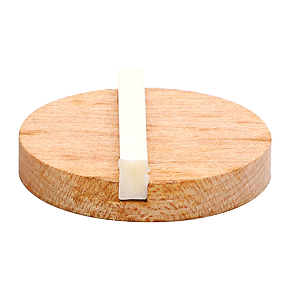 Worgeous Resonator Biscuit Bridge Kit Crafted from Wood and Ox Bone for Guitar Durable Light Brown Size