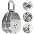 SWETRACE Cable Weight Pulley System Silver for Transportation Equipment 1Pcs 3.5In