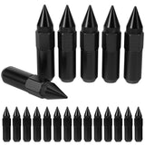 SWETRACE Automobile Nut Cover Wheel Nut Cover Black Aluminum 20pcs