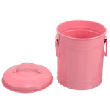 SWETRACE Small Trash Bin With Lid Pink 1Pcs