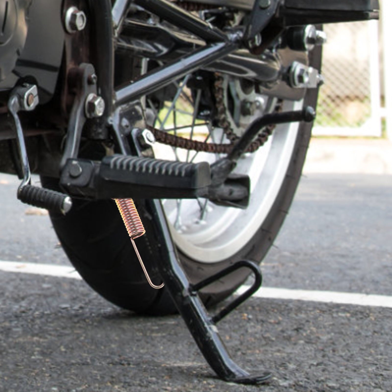 Worgeous Tension Spring Replacement Adjustable Minibike Kickstand Golden