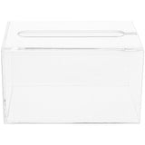 Worgeous Wall Hanging Paper Box Tissue Container Tissues Towel Mount Transparent