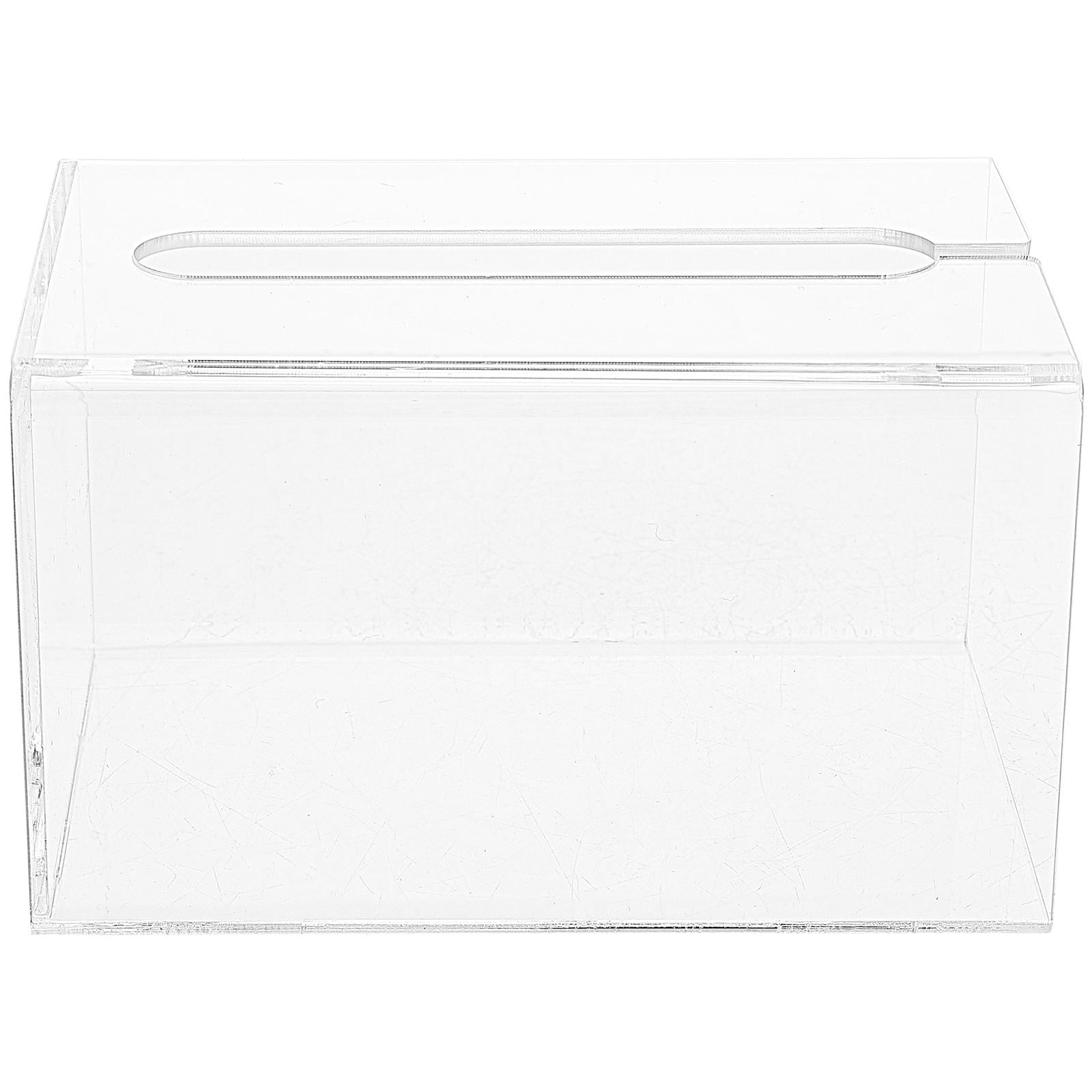 Worgeous Wall Hanging Paper Box Tissue Container Tissues Towel Mount Transparent