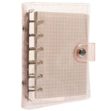 Worgeous Pink Small Notepad with PVC Material for Office Use Lightweight Compact Size 4.5 x 3 Inches
