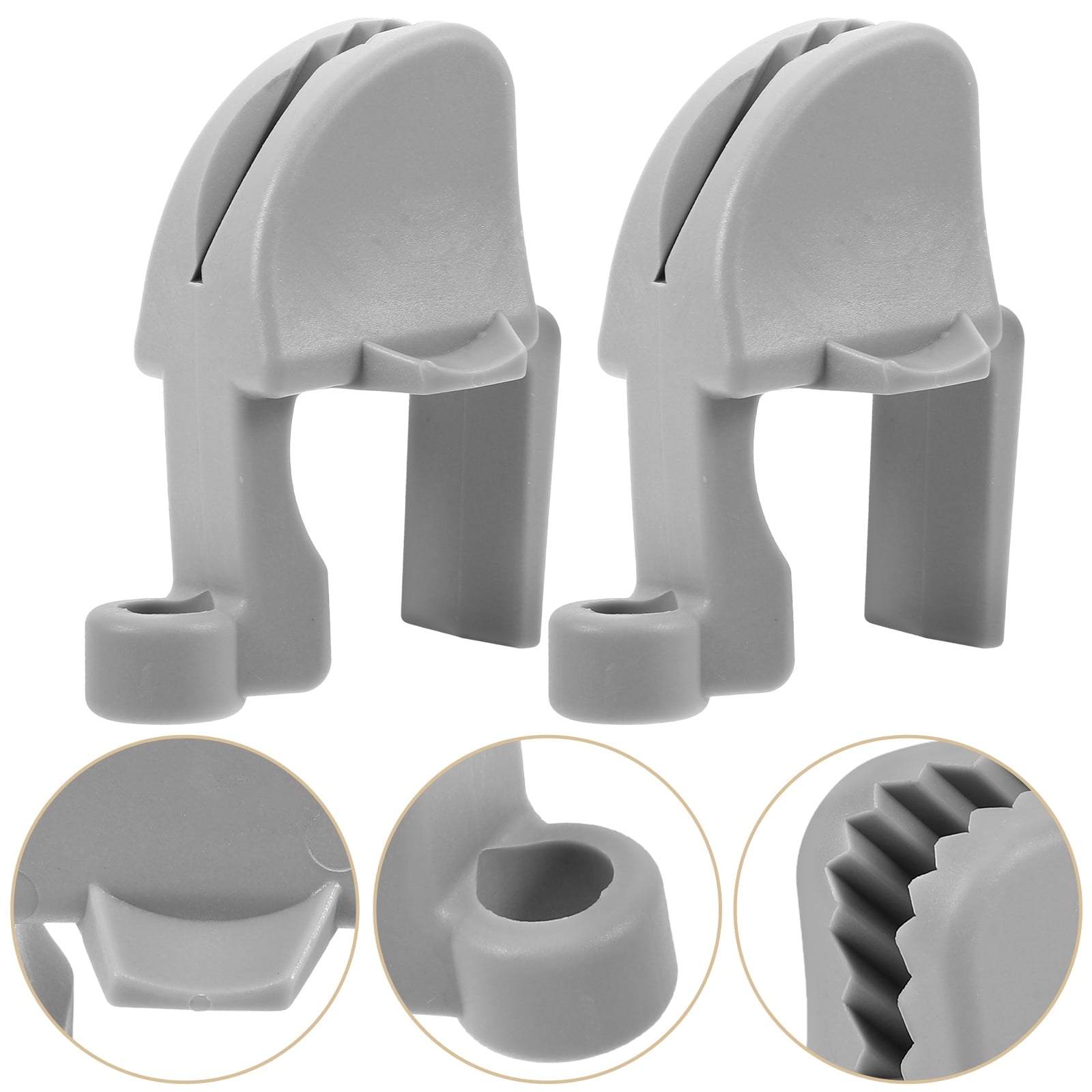 SWETRACE Easy Install Bumper Clips Boat Bumper Hook Nylon T Rail Boat Accessories 2Pcs