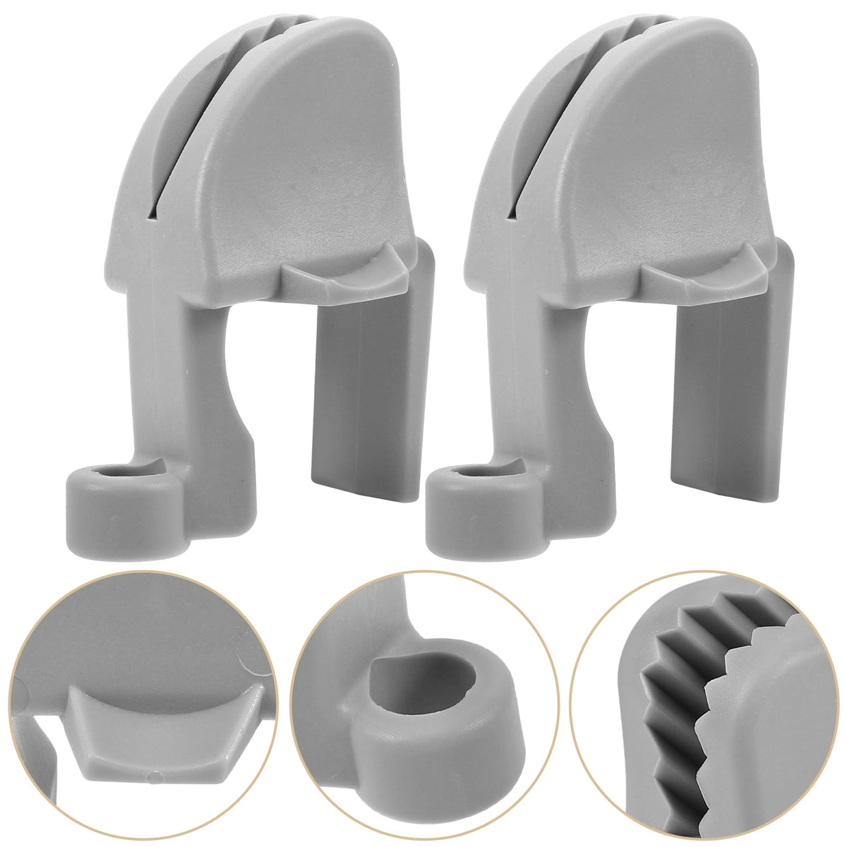 SWETRACE Easy Install Bumper Clips Boat Bumper Hook Nylon T Rail Boat Accessories 2Pcs