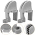 SWETRACE Easy Install Bumper Clips Boat Bumper Hook Nylon T Rail Boat Accessories 2Pcs