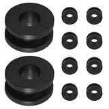 Worgeous 10pcs Motorcycle Rear Shock Absorber Sleeve Buffer Rubber Ring Bushing Fixed Ring