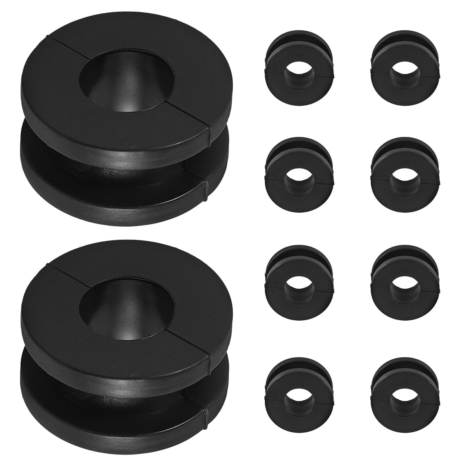 Worgeous 10pcs Motorcycle Rear Shock Absorber Sleeve Buffer Rubber Ring Bushing Fixed Ring