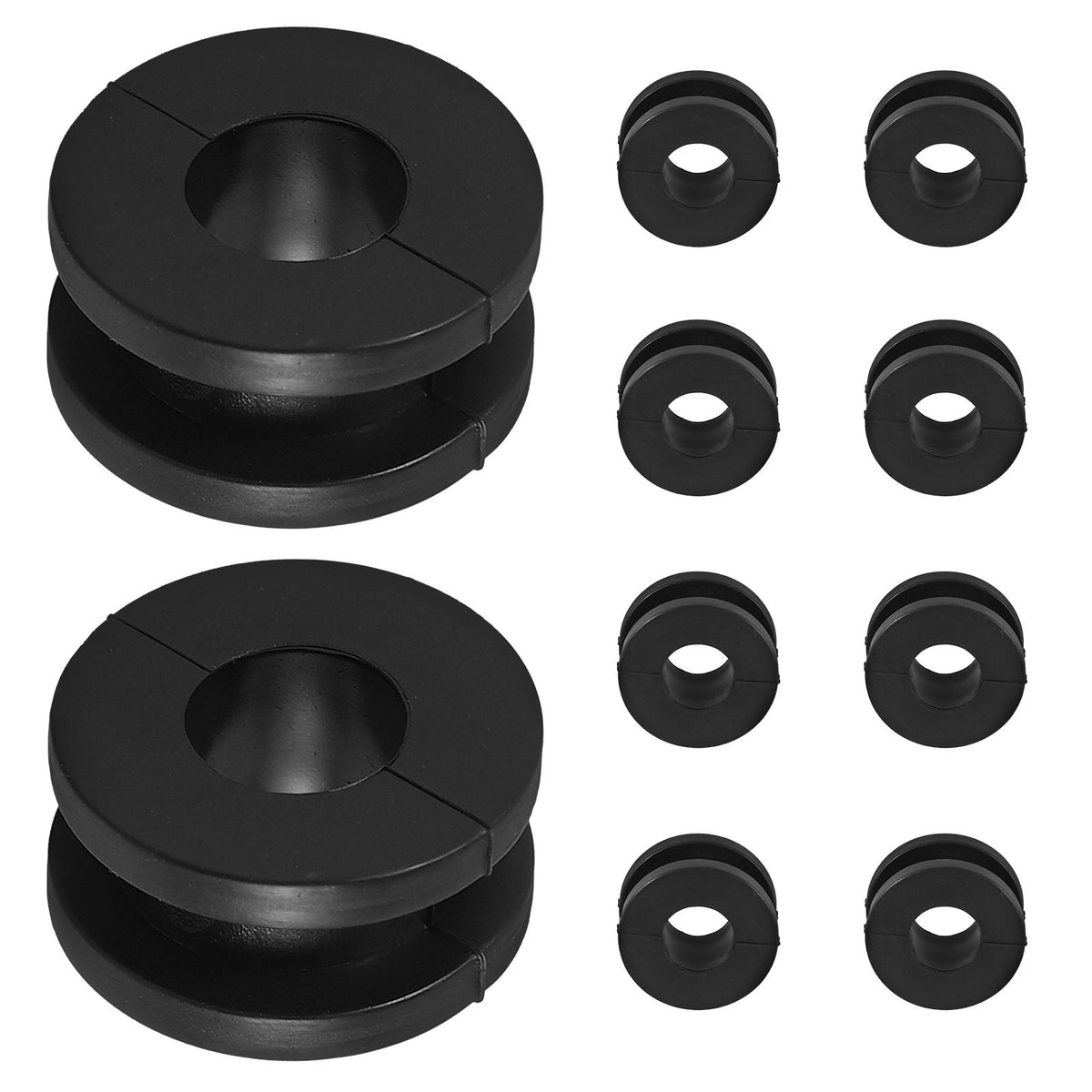 Worgeous 10pcs Motorcycle Rear Shock Absorber Sleeve Buffer Rubber Ring Bushing Fixed Ring