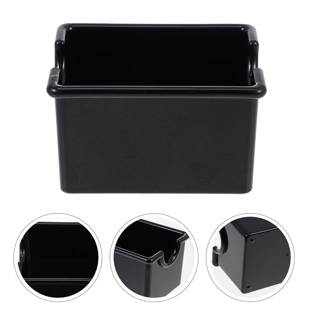 Masteelf Black Acrylic Sugar Packet Organizer for Coffee Bar and Tea Bags Storage 9.5 x 5.5 x 5 Inches