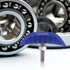 SWETRACE Motorcycle Wheel Locks Anti Theft Rim Lock Blue 1Set 1.85 Inch Plastic