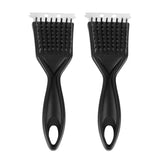 SWETRACE Barbecue Brushes PP 2Pcs 8.1x2.6x1.6in Grill Maintenance Barbecue