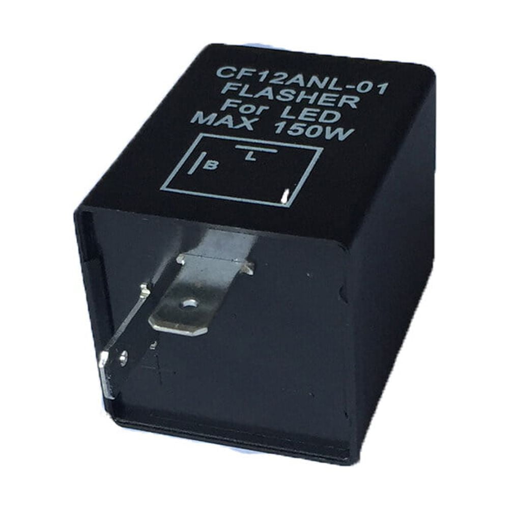 SWETRACE Warning LED Flasher Black 1Pcs Plastic