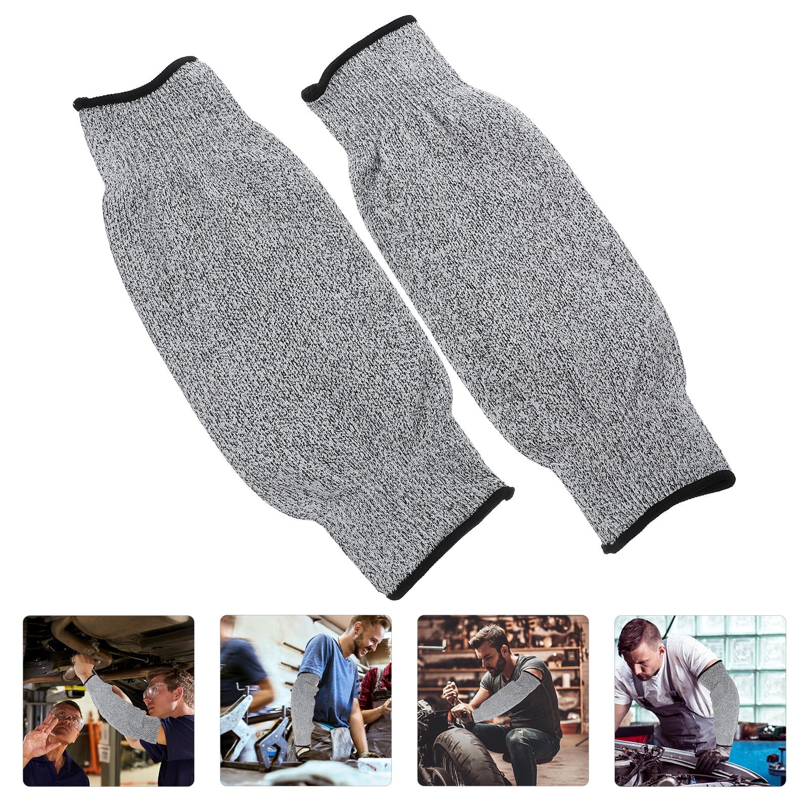 SWETRACE Gardening Sleeves Arm Protection Cut Resistant Sleeves Grey 1 Pair