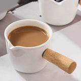 SWETRACE Creamer Cups 2Pcs White Milk Frothing and Cream Dispensing