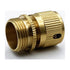 SWETRACE Water Hose Quick Disconnect 1Set Copper for Garden and RV 4.2x2.5x2.5Cm