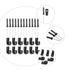 SWETRACE Kayak J Hooks with Rivits 12 x Rivets Lightweight Portable for Canoeing