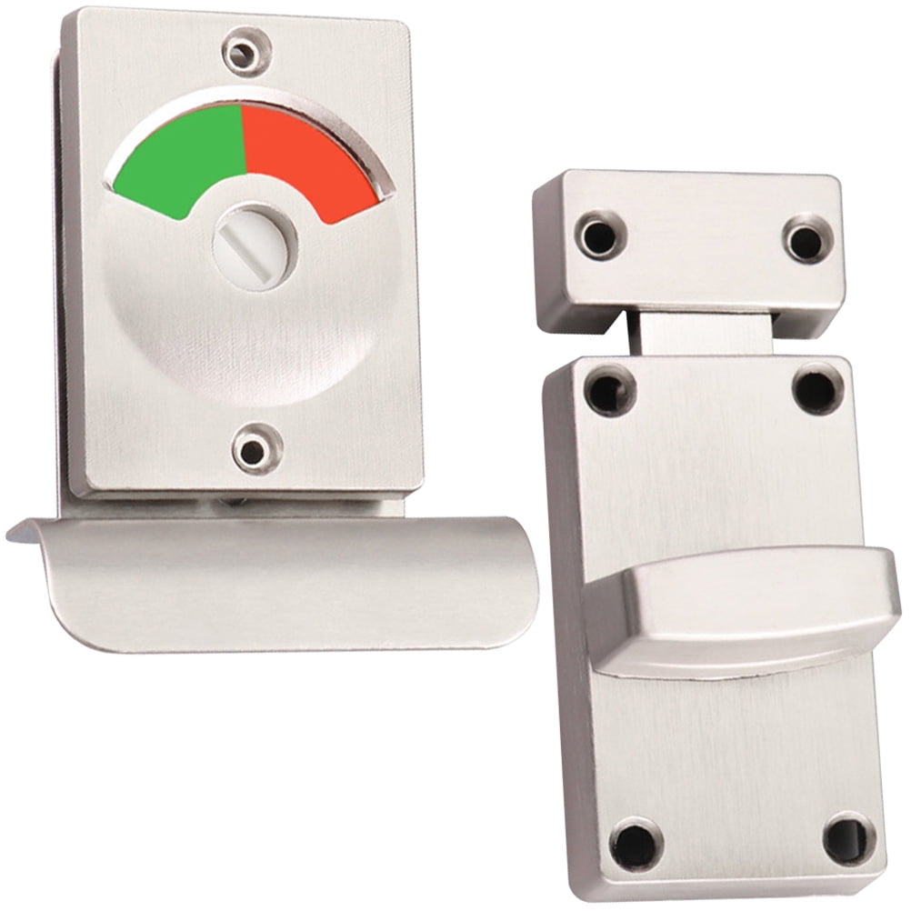 SWETRACE Restroom Stall Door Lock with Indicator 1 Set for Bathrooms and Public Restrooms