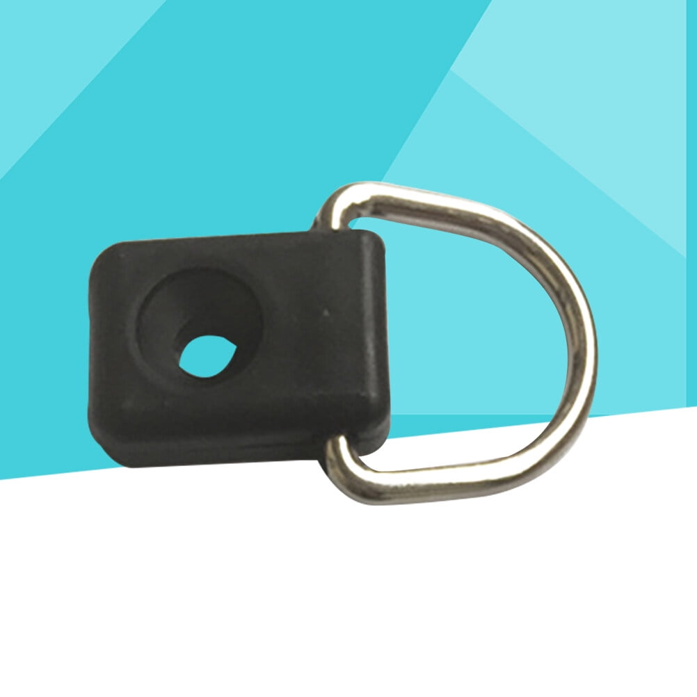 SWETRACE 10Pcs Black D-Ring Fishing Rigging Bungee for Kayak Bungee Cord and Accessories