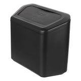 SWETRACE 1Set Trash Holder for Car Rectangular Black Plastic with for Drivers