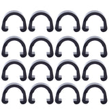 SWETRACE 100Pcs C Shaped Bike Cable Clips for Mountain Bike Use 1.3x1x0.5in