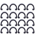 SWETRACE 100Pcs C Shaped Bike Cable Clips for Mountain Bike Use 1.3x1x0.5in