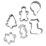 SWETRACE Biscuit Molds Baking Molds 6Pcs 2.36X3.14X1.18in