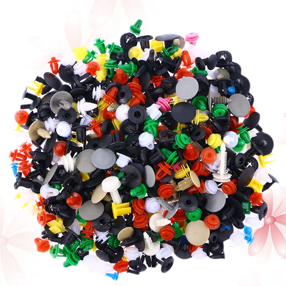 SWETRACE 500 Pcs Retainer Clips Automotive for Car Fasteners Clips Nylon
