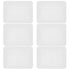 SWETRACE 6Pcs Puzzle Trays White Color For Building Blocks And Puzzles Toy Organization And Storage