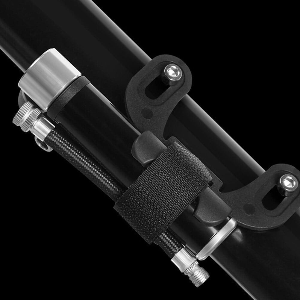 SWETRACE 1Set Black Mini Bicycle Air Pump Portable Design for Cycling and Outdoor Activities 4.7*2.9in